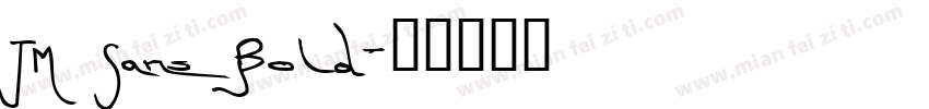 TM Sans Bold字体转换